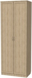 Шкаф 2-х створчатый 100 со штангой, цвет Дуб Сонома в Курске
