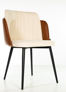 Кухонный стул MSK Пенелопа коричневый/молочный в Курске