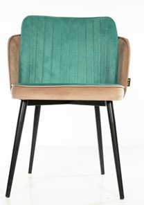 Мягкий стул MSK Пенелопа коричневый/зеленый в Курске