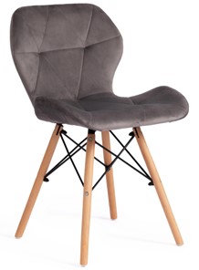 Кухонный стул STUTTGART (mod. 74) 50х47х73 серый (HLR 24)/натуральный арт.17222 в Курске