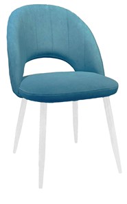 Кухонный стул 217 V16 голубой/белый в Курске