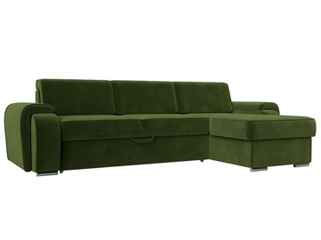 Угловой диван Лига-025, Зеленый (Микровельвет) в Курске