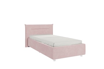 Кроватка 0.9 Альба, нежно-розовый (велюр) в Курске