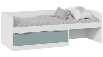Кровать в детскую Марли Тип 1 (Белый/Серо-голубой) в Курске