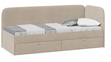 Подростковая кровать Молли тип 1 (90), Микровелюр Scandi Cream 03 в Курске - предосмотр