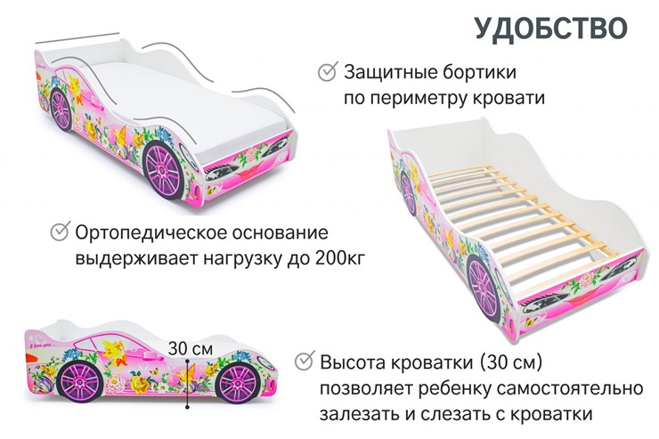 Кровать-машина в детскую Фея в Курске - изображение 4