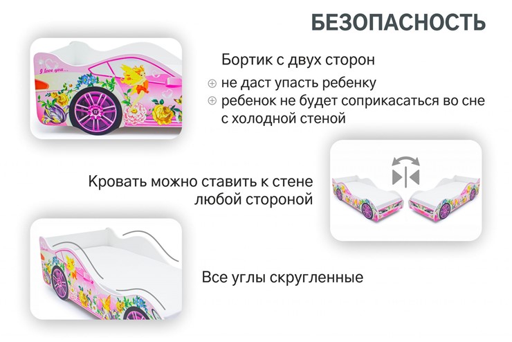 Кровать-машина в детскую Фея в Курске - изображение 5