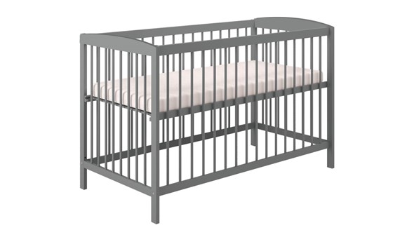 Детская кровать POLINI Kids Simple 101 Серый в Курске - изображение