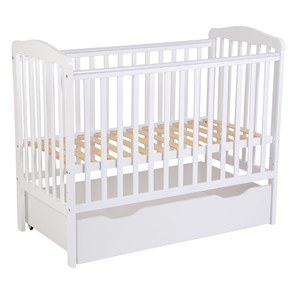 Кроватка для новорожденных POLINI Kids Simple 310-01 Белый в Курске