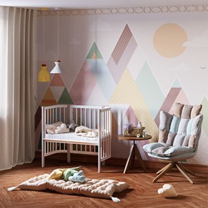 Детская кровать POLINI Kids Simple 120 Белый / Серый в Курске - предосмотр 7