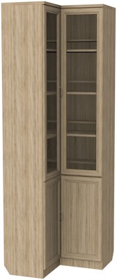 Шкаф угловой 211, цвет Дуб Сонома в Курске - изображение