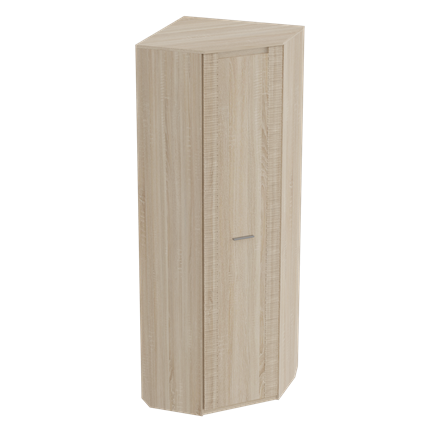 Шкаф распашной угловой Элана, Дуб сонома 720х720х208 в Курске - изображение