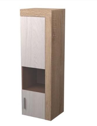 Шкаф одностворчатый Торонто ТШН-4, Дуб сонома-ЯАС в Курске - изображение