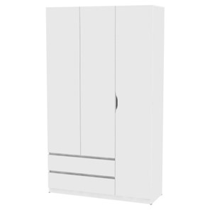Шкаф 3-дверный Мальта H217, Белый в Курске