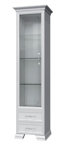 Шкаф-витрина Грация ШР-1, белый, 1 стекло, 420 в Курске