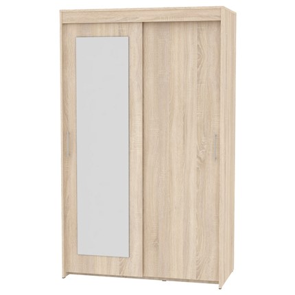 Шкаф 2-дверный Топ (T-1-198х120х45 (5)-М; Вар.1), с зеркалом в Курске - изображение