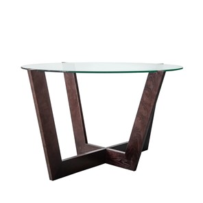 Овальный столик Оникс-6, Венге/Прозрачное стекло в Курске
