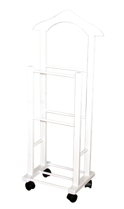 Вешалка для одежды напольная 46х30х109ю,Полиуретан белый в Курске - изображение