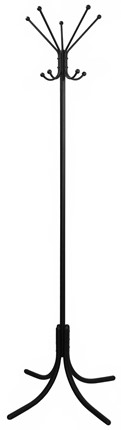 Вешалка для одежды КР-10Л, цвет черный в Курске - изображение