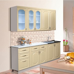 Модульный кухонный гарнитур Классика 2000, цвет Дуб беленый в Курске