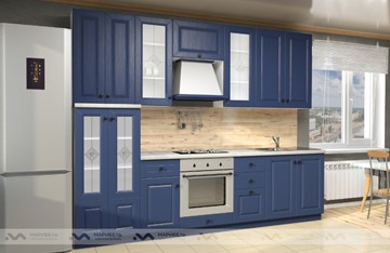 Кухонный гарнитур Вена 2800, цвет Синий в Курске