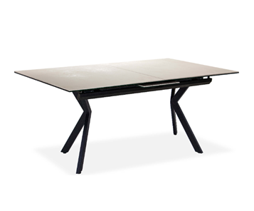 Кухонный стол раскладной Бордо 2CX 160х90 (Oxide Avorio/Графит) в Курске - предосмотр