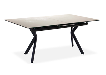 Кухонный стол раскладной Бордо 1CX 140х85 (Oxide Avorio/Графит) в Курске