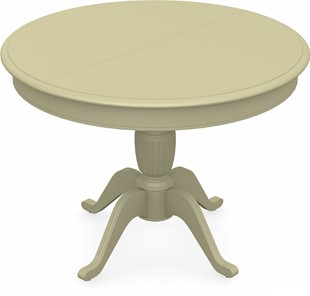 Обеденный раздвижной стол Леонардо-1 исп. Круг 1000, тон 10 (Морилка/Эмаль) в Курске