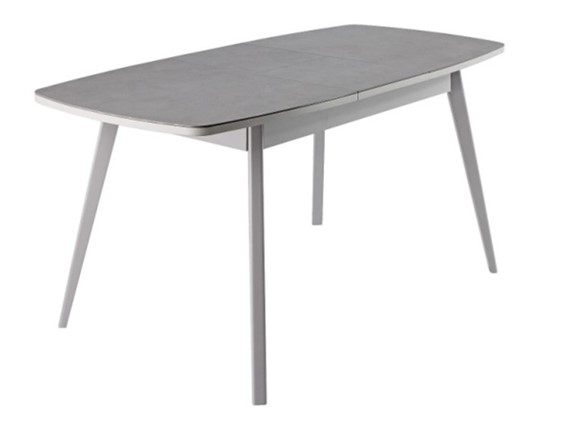 Кухонный стол раскладной Артктур, Керамика, grigio серый, 51 диагональные массив серый в Курске - изображение