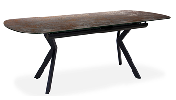 Кухонный стол раздвижной Шамони 2CX 160х90 (Oxide Nero/Графит) в Курске - предосмотр 1