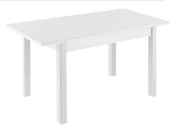 Кухонный стол раздвижной Айсберг-01 МДФ, белый МДФ/40 массив прямые белые в Курске
