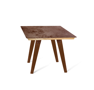 Керамический кухонный стол SHT-TU16 (4 шт.)/ТT8 60/60 (темный орех/прозрачный лак/коричневая сепия) в Курске