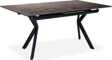 Кухонный раскладной стол Бордо 2CX 160х90 (Oxide Moro/Графит) в Курске - предосмотр