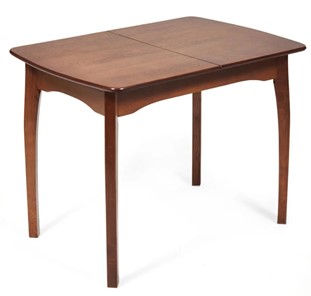 Обеденный раздвижной стол Caterina, бук/мдф, 100+30x70x75, коричневый арт.14122 в Курске