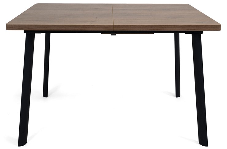 Обеденный раздвижной стол Дали-1L(ноги черные, дуб табако) в Курске - изображение 1