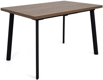 Обеденный раздвижной стол Дали-1L(ноги черные, дуб табако) в Курске - предосмотр