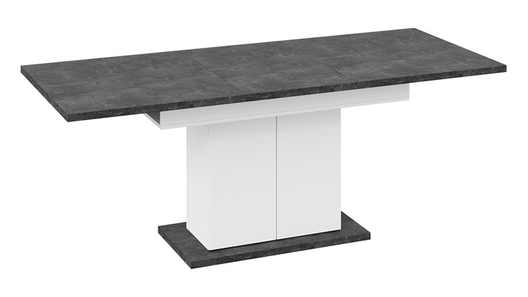 Кухонный стол раскладной Детройт тип 1 (Белый/Ателье темный) в Курске - изображение 4