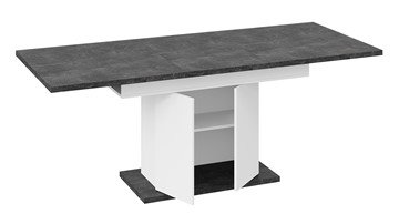 Кухонный стол раскладной Детройт тип 1 (Белый/Ателье темный) в Курске - предосмотр 5