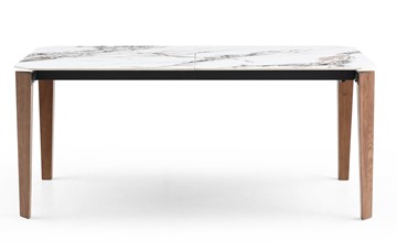 Кухонный раскладной стол DT8843CW (180) белый мрамор  керамика в Курске