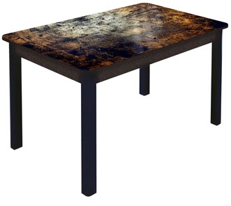 Кухонный стол раскладной Гамбург Мини, ноги метал. крашеные №23 (Exclusive h103/венге) в Курске