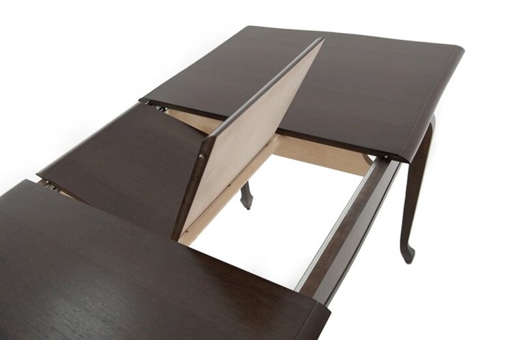 Кухонный стол раскладной Кабриоль 1200х800, (Тон 7 - Орех тёмный) Морилка/Эмаль в Курске - изображение 8
