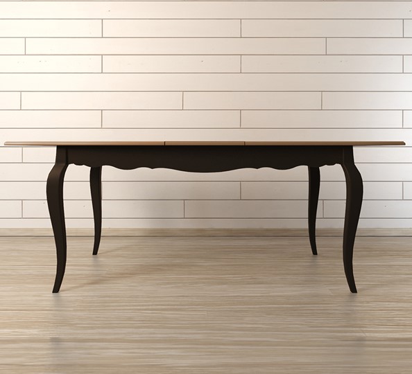 Кухонный стол раскладной Leontina (ST9338BLK) Черный в Курске - изображение 1