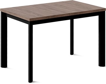 Кухонный стол раскладной Нагано-1L (ноги черные, дуб табако) в Курске