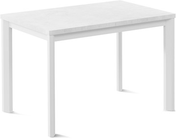 Раскладной стол Нагано-1L (ноги металлические белые, белый цемент) в Курске