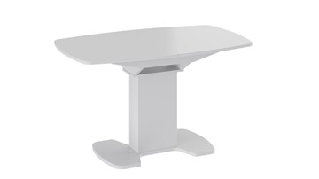 Стол из стекла Портофино (СМ(ТД)-105.02.11(1)), цвет Белый глянец/Стекло белое в Курске