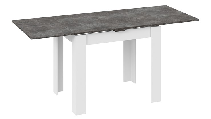 Обеденный раздвижной стол Промо тип 3 (Белый/Ателье темный) в Курске - изображение 1