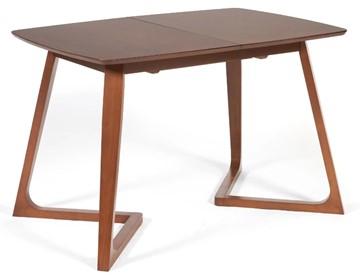Кухонный стол раскладной VAKU (Ваку) бук/мдф 80x120+40x75, Коричневый арт.13986 в Курске