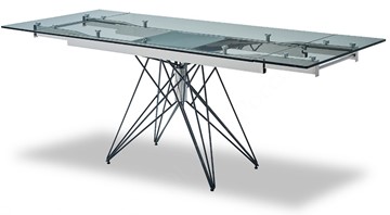 Обеденный раздвижной стол T-041 (140) прозрачный в Курске - предосмотр 3