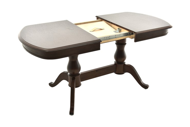 Кухонный раскладной стол Фабрицио-2 исп. Мыло 1600, Тон 9 (Морилка/Эмаль) в Курске - изображение 1