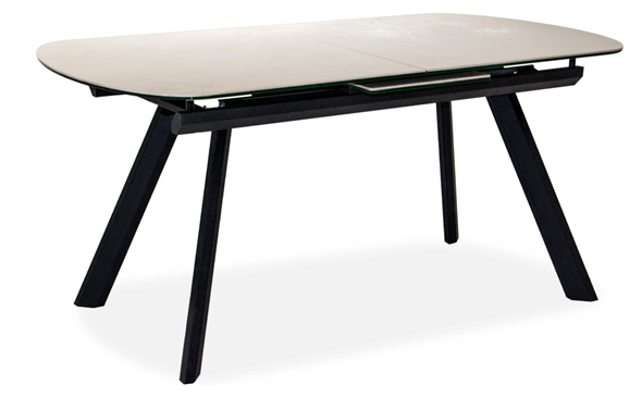 Кухонный раздвижной стол Шамони 2CQ 160х90 (Oxide Avorio/Графит) в Курске - изображение